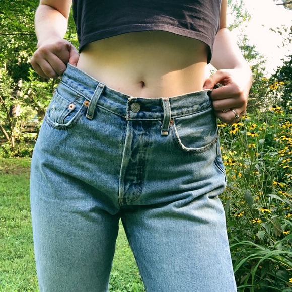 LEVI’S 501 LIGHTWASH SKINNY - Picture 2 of 7